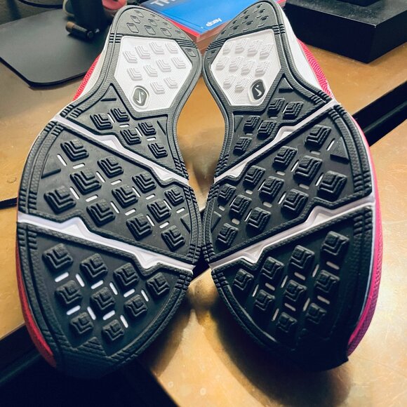 NEW Nike Flyknit Trainer Men's Shoes Flash Pink Grey Charcoal 6.5 US 532984-611 - Picture 15 of 15